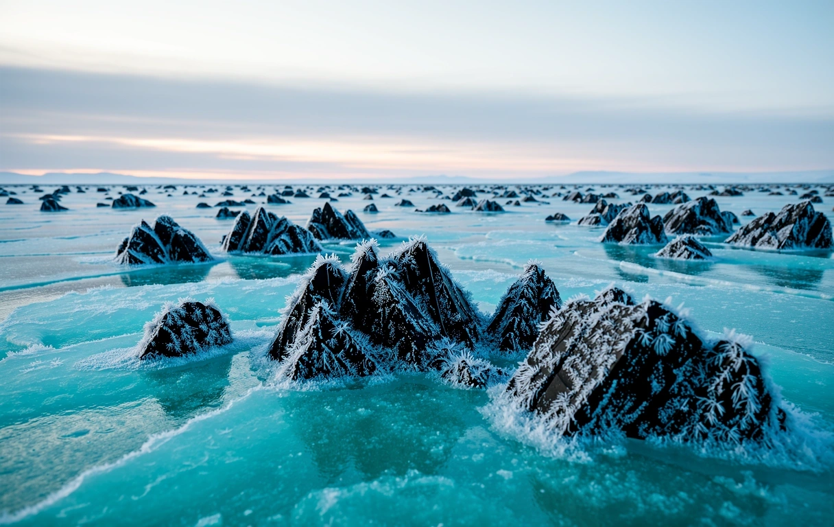 Arctic glacial landscape