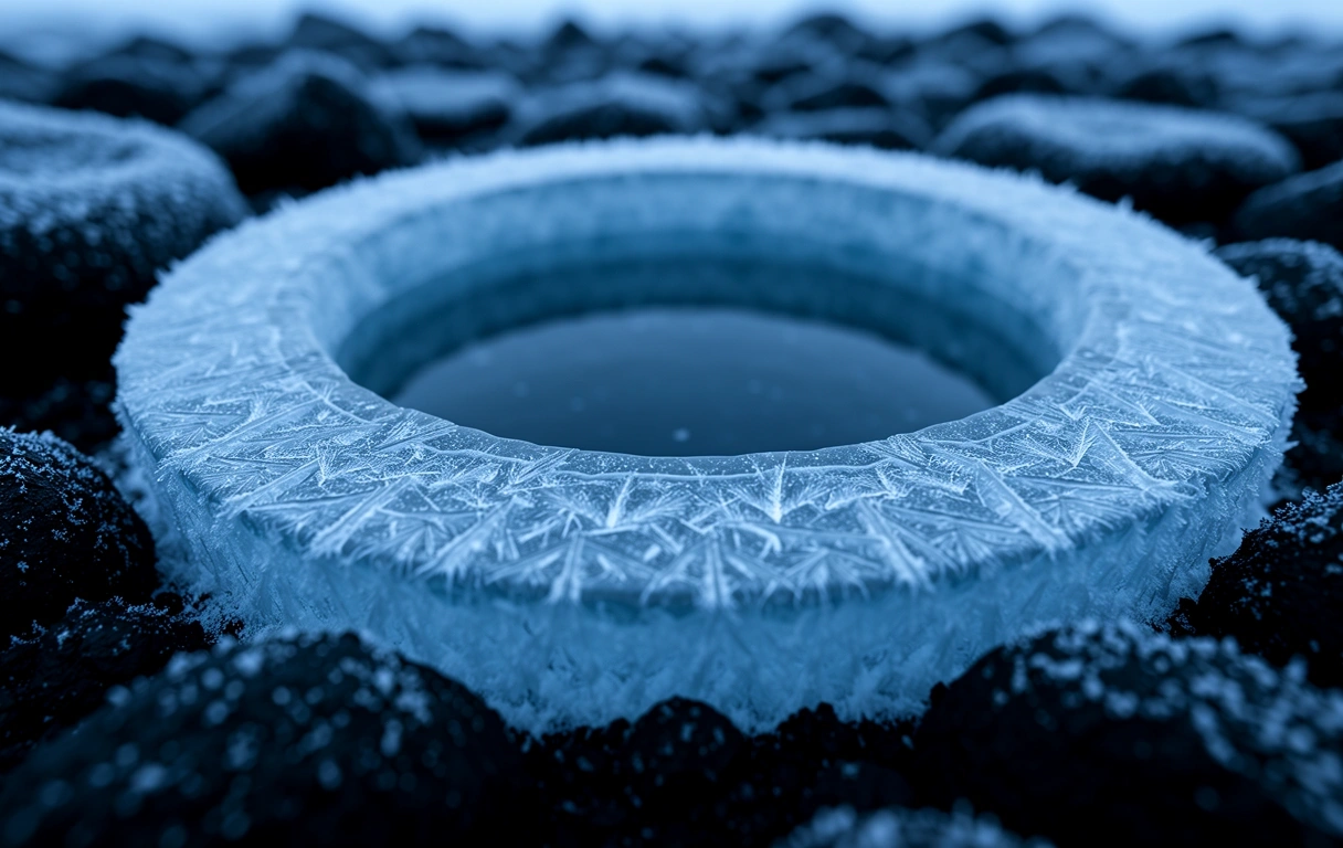 Tactile frost simulation patterns